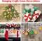 Christmas Wooden Painting Craft Kit, Paint Your Own Xmas Ornaments, Unfinished Wood Slices Christmas Crafts for Kids Adults, Art and Craft Supplies for Christmas Tree Hanging Decorations